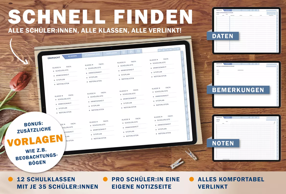 Bild in der Beschreibung des Unterrichtsmaterials Lehrerkalender digital Schuljahr 2026 2027 | interaktives PDF als digitaler Schulplaner von EDG - Eine der Guten Verlag GmbH #3