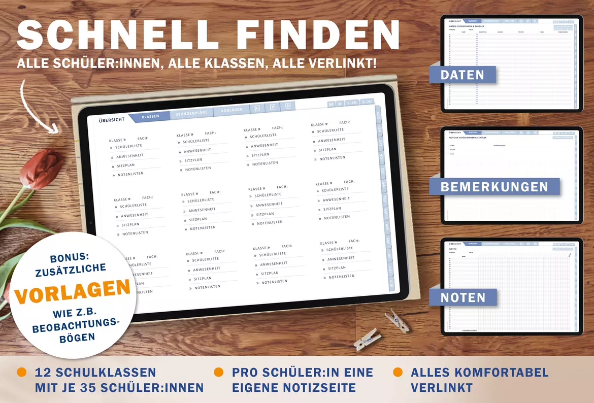 Bild in der Beschreibung des Unterrichtsmaterials Lehrerkalender digital Schuljahr 2026 2027 | interaktives PDF als digitaler Schulplaner von EDG - Eine der Guten Verlag GmbH #3