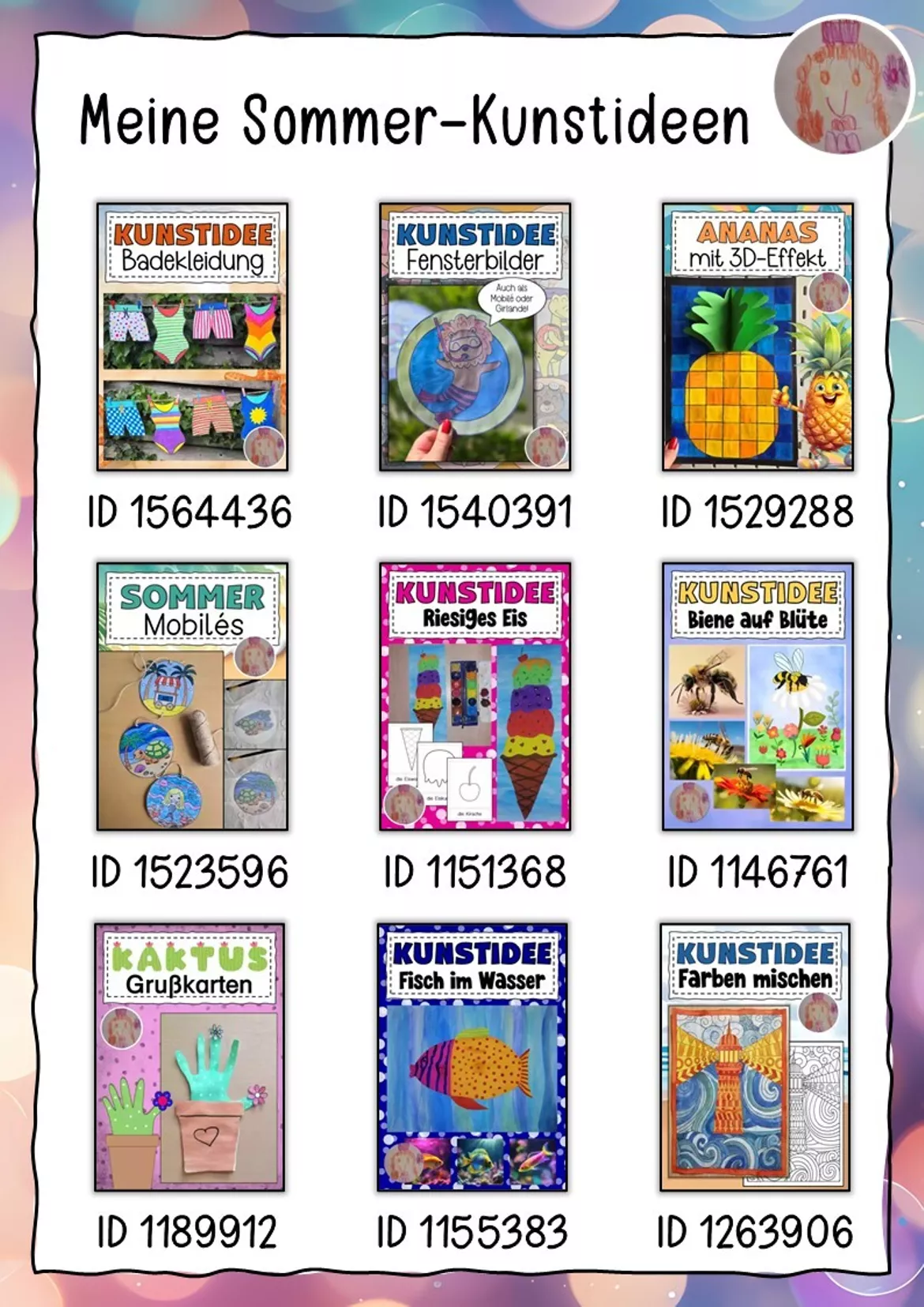 Bild in der Beschreibung des Unterrichtsmaterials Grußkarten Kaktus mit Handabdruck von Abenteuer Grundschule #1