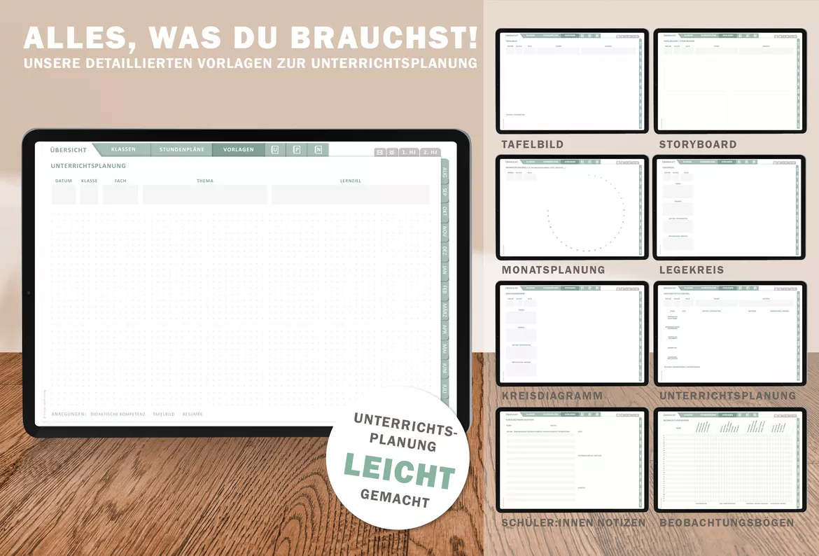 Bild in der Beschreibung des Unterrichtsmaterials Grundschulplaner digital Schuljahr 2026 2027 | interaktives PDF als digitaler Schulplaner von EDG - Eine der Guten Verlag GmbH #4