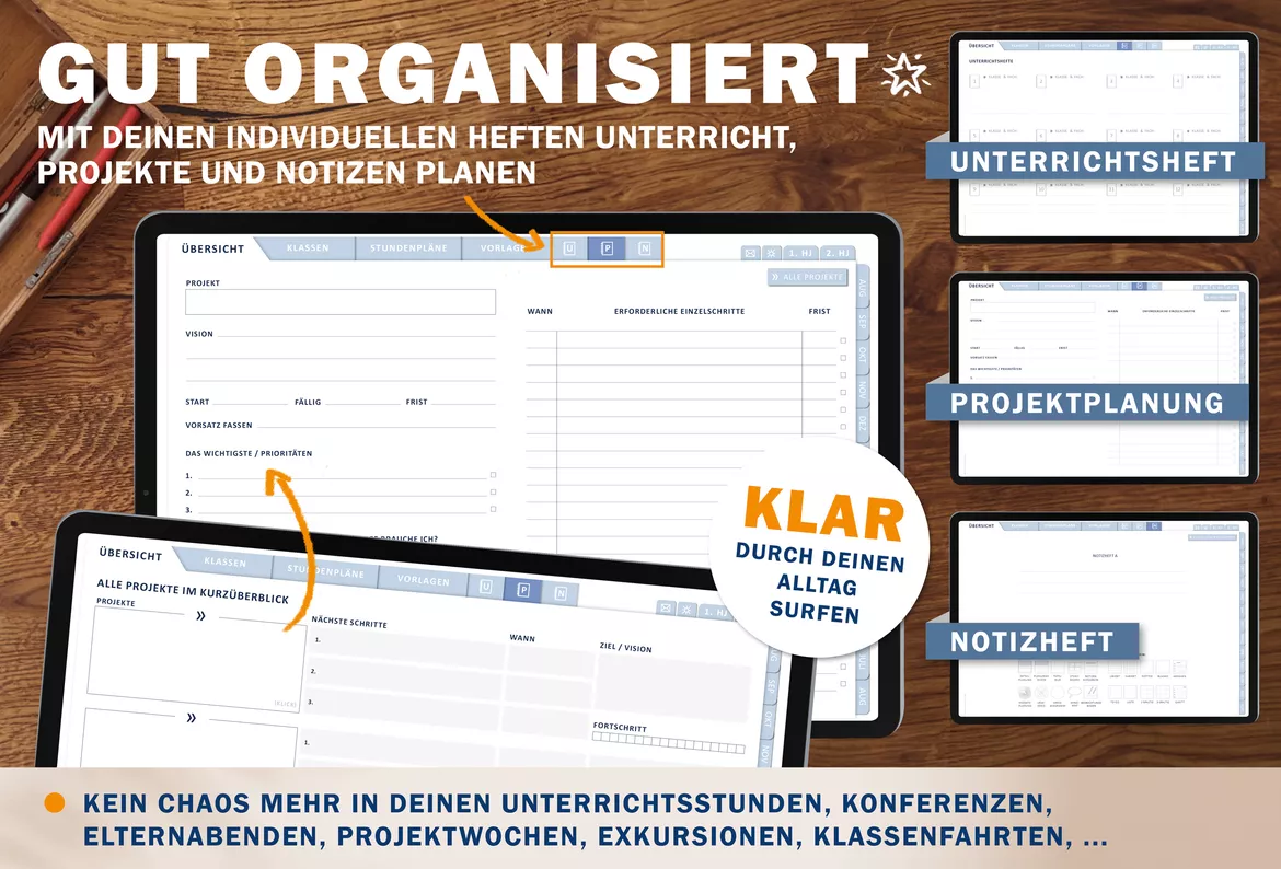 Bild in der Beschreibung des Unterrichtsmaterials Lehrerkalender digital Schuljahr 2026 2027 | interaktives PDF als digitaler Schulplaner von EDG - Eine der Guten Verlag GmbH #6