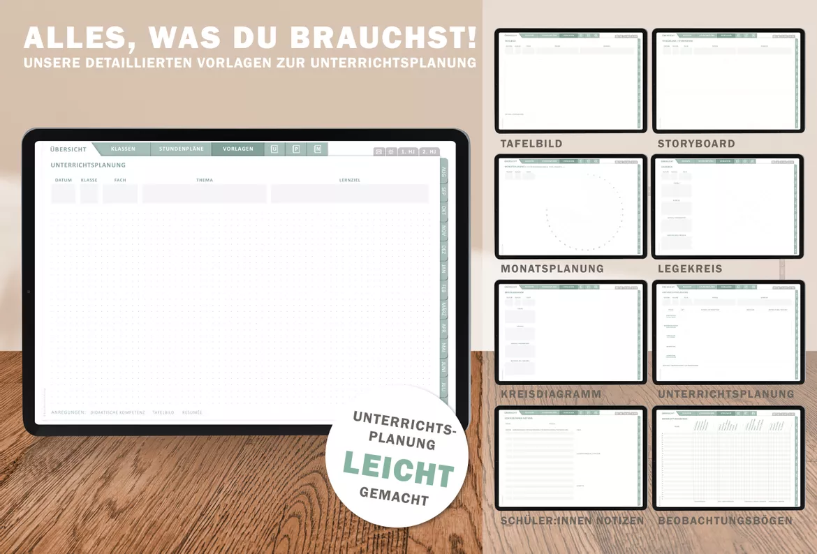 Bild in der Beschreibung des Unterrichtsmaterials Grundschulplaner digital Schuljahr 2026 2027 | interaktives PDF als digitaler Schulplaner von EDG - Eine der Guten Verlag GmbH #4