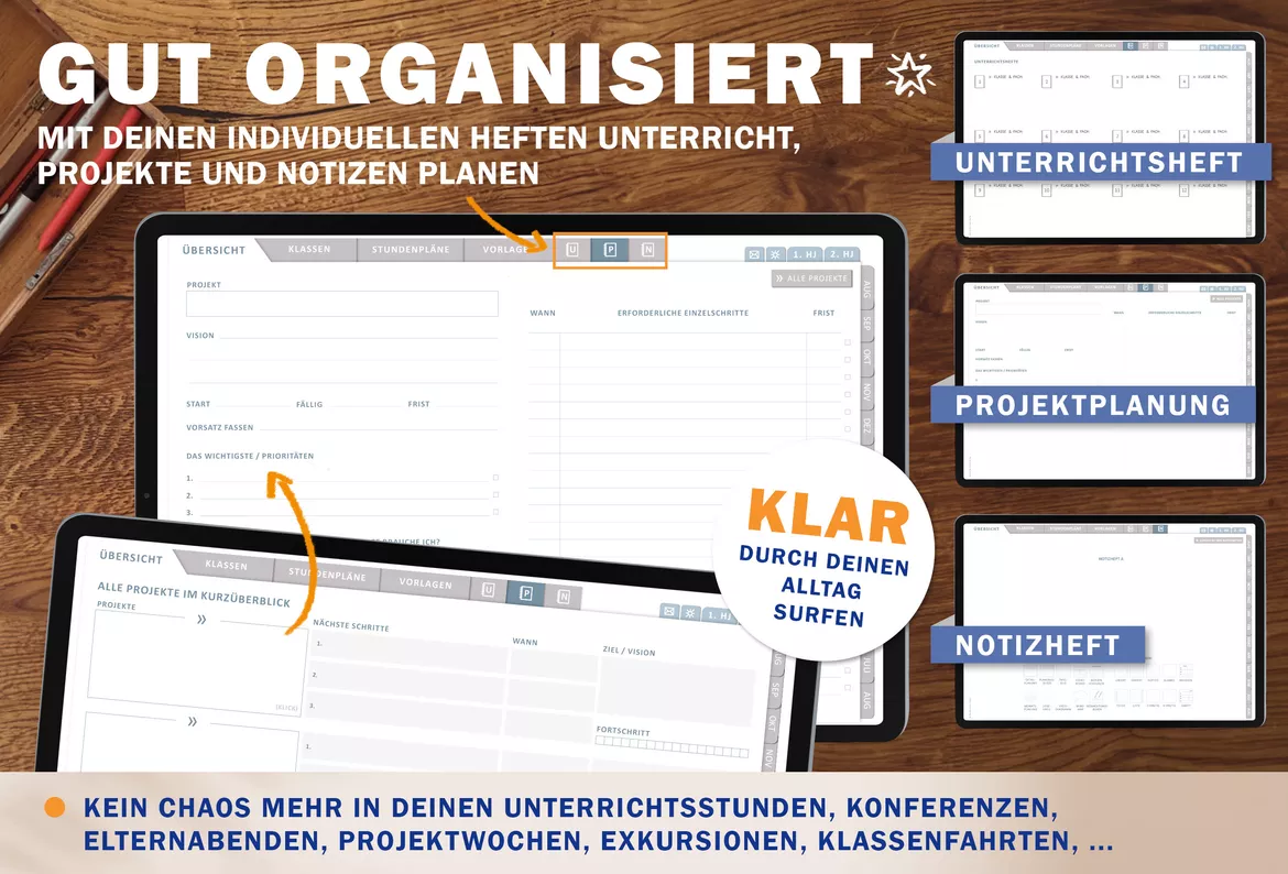 Bild in der Beschreibung des Unterrichtsmaterials Grundschulplaner digital Schuljahr 2026 2027 | interaktives PDF als digitaler Schulplaner von EDG - Eine der Guten Verlag GmbH #6