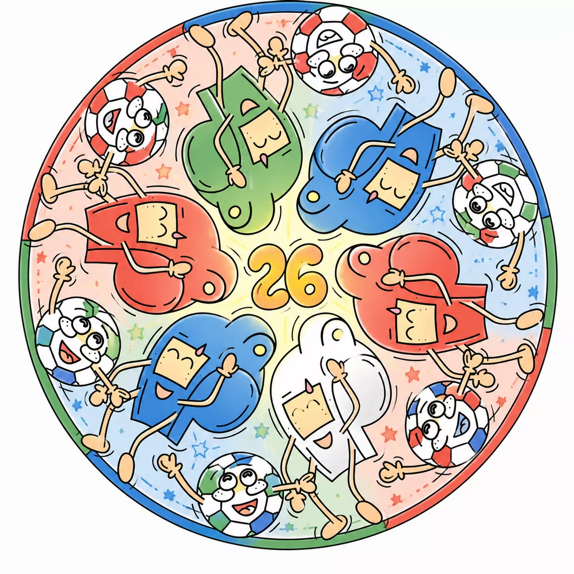 Bild in der Beschreibung des Unterrichtsmaterials Muttertag Mandalas Grundschule (Klasse 2–4) – Ausmalbilder + Zeichnen lernen | kostenlos von Art im Ländle #1