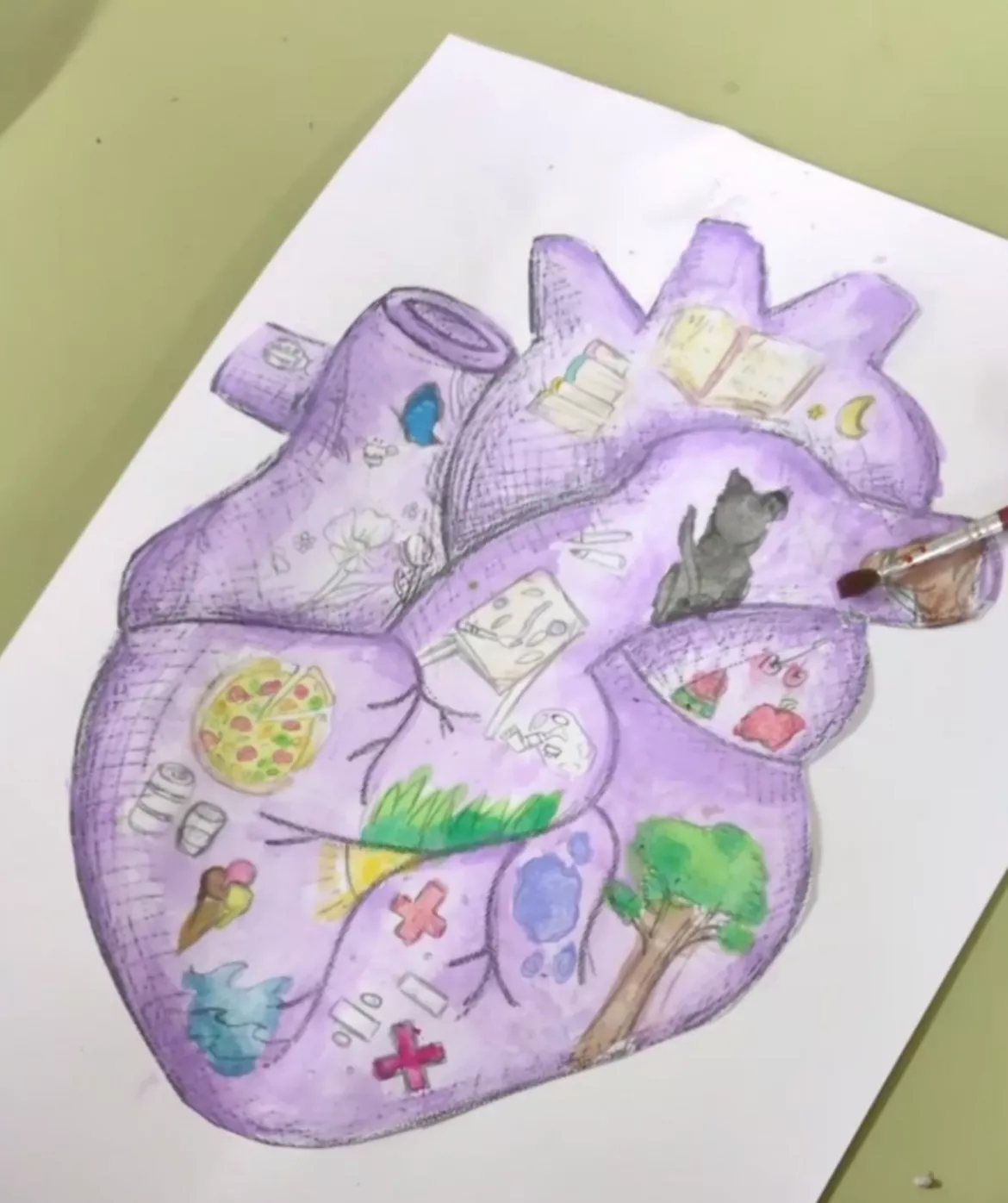 Bild in der Beschreibung des Unterrichtsmaterials Corazón com(partido) von laprofdeprimaria #2