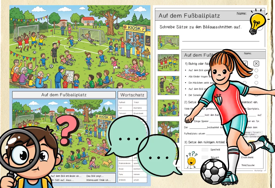 Bild in der Beschreibung des Unterrichtsmaterials Fußball WM 2026 von Schule2go #1