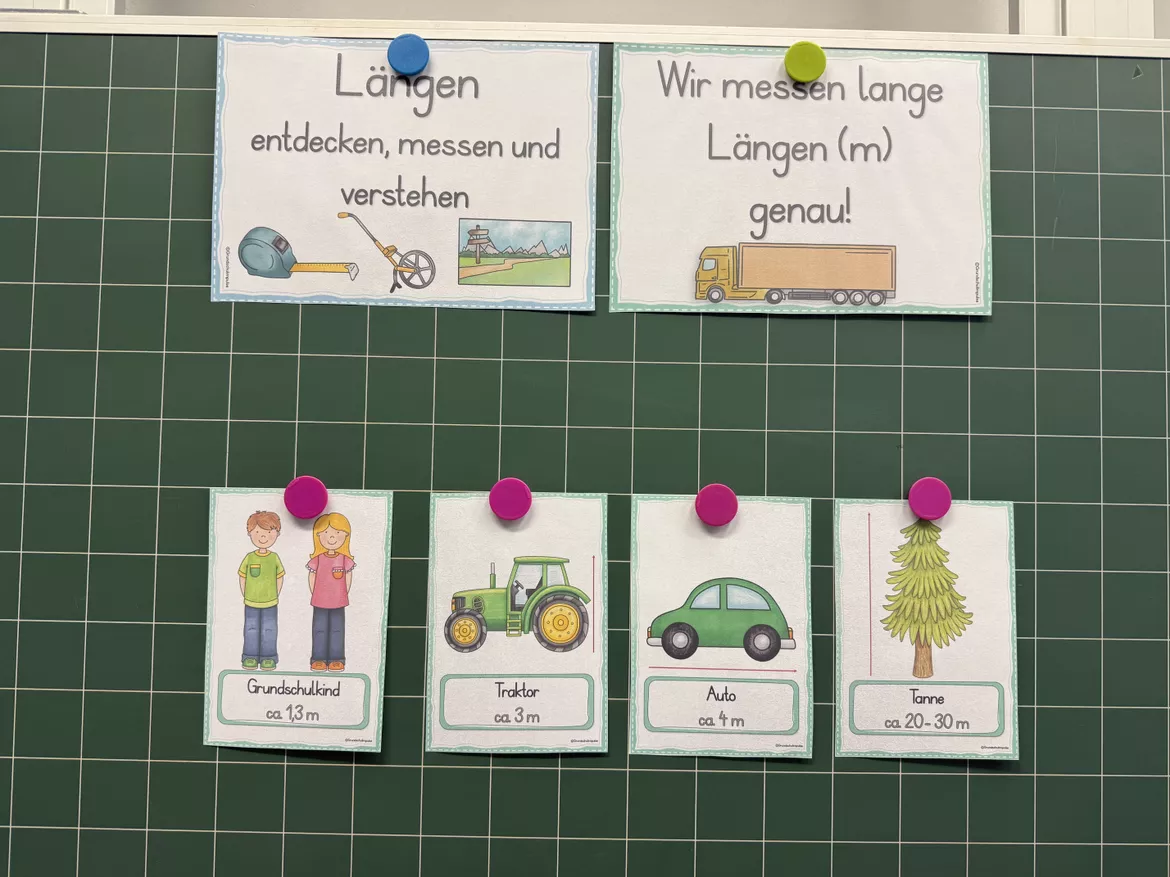 Bild in der Beschreibung des Unterrichtsmaterials Längen (Größen und Messen) - Unterrichtsreihe (Klasse 3+4) von Grundschulimpulse #6