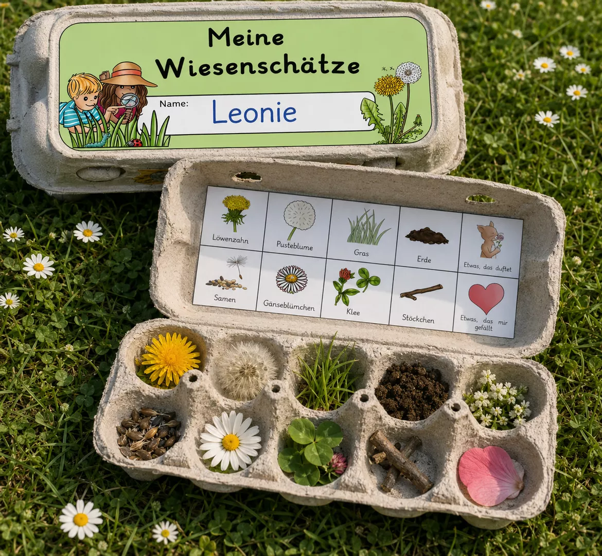 Bild in der Beschreibung des Unterrichtsmaterials Wiese – Naturerkundung mit der Wiesenschatzkiste von DieRelitante #1