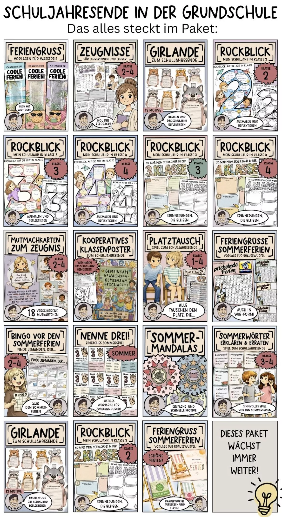 Bild in der Beschreibung des Unterrichtsmaterials Schuljahresende von Sir Tobey - Ethik mit Klasse #1