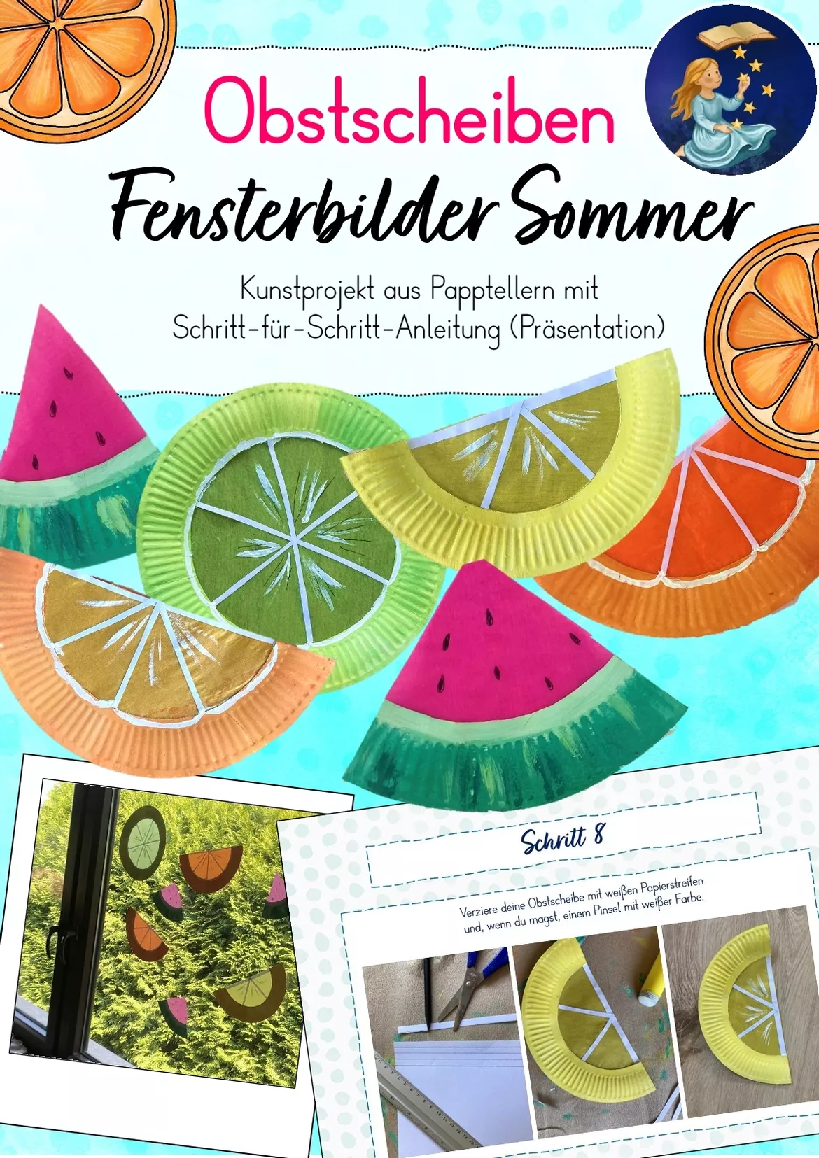 Bild in der Beschreibung des Unterrichtsmaterials Im Eislabor - Kunstunterricht Sommer Grundschule von Sterntaler #3