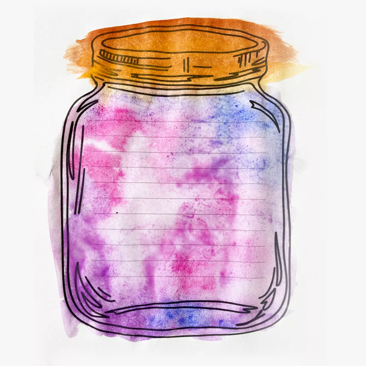 Bild in der Beschreibung des Unterrichtsmaterials Träume im Glas - Kunstprojekt zu meinem allergrößten Traum von Sterntaler #1