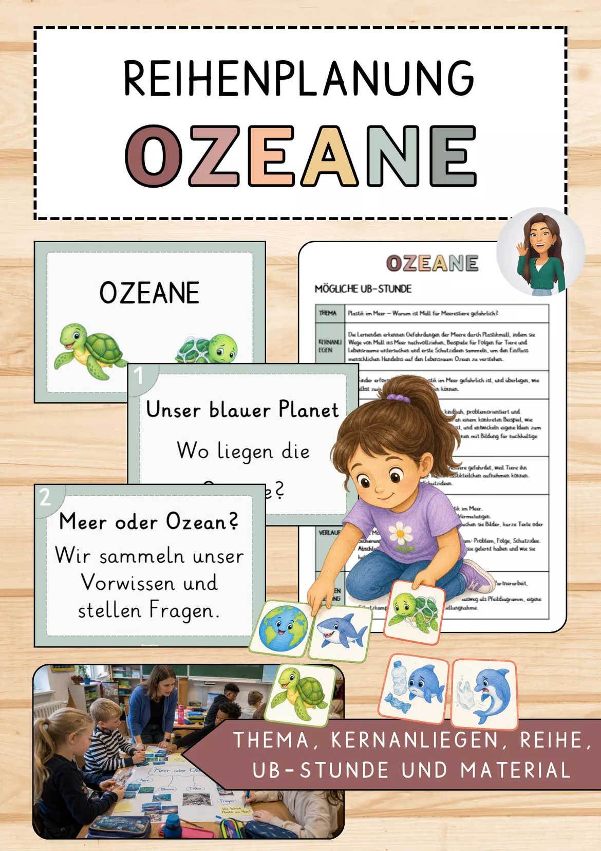 Bild in der Beschreibung des Unterrichtsmaterials Materialpaket: Ozean - Unterrichtsreihe, UB-Stunde und Material von CarosClass #1