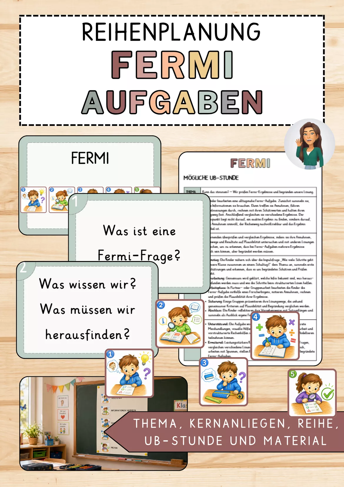Bild in der Beschreibung des Unterrichtsmaterials Materialpaket: FERMI-Aufgaben - Unterrichtsreihe, UB-Stunde und Material von CarosClass #2