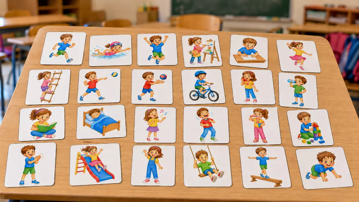 Bild in der Beschreibung des Unterrichtsmaterials Materialpaket: Wortarten - Unterrichtsreihe, UB-Stunde und Material von CarosClass #2