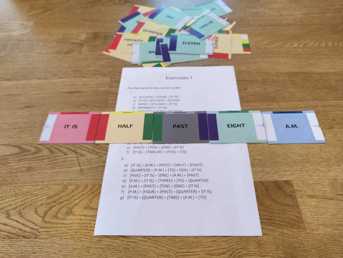 Bild in der Beschreibung des Unterrichtsmaterials Time Englisch 5. Klasse Uhrzeit Gymnasium oder Realschule von LeeLengua #1