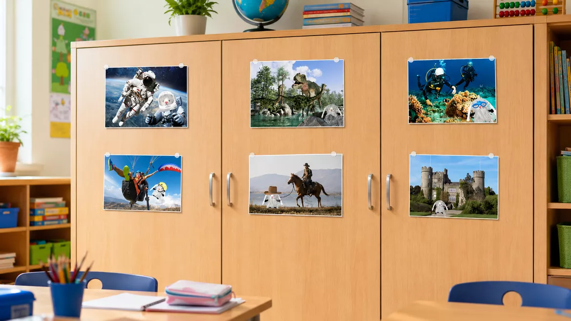 Bild in der Beschreibung des Unterrichtsmaterials Materialpaket: Kreatives Schreiben und Hörbuchaufnahme - Unterrichtsreihe, UB-Stunde und Material von CarosClass #1
