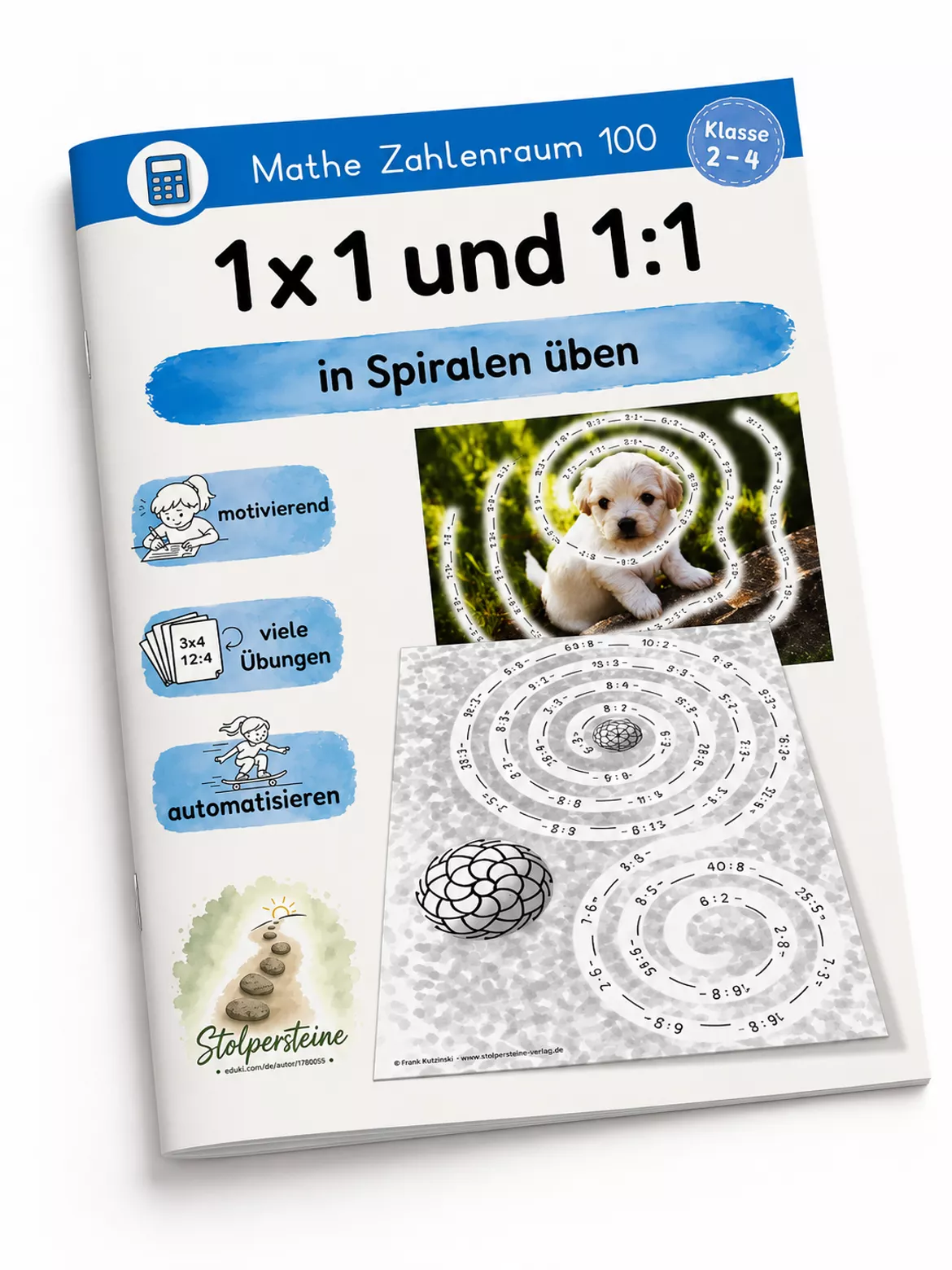 Bild in der Beschreibung des Unterrichtsmaterials 1x1 und 1:1 in Spiralaufgaben von Stolpersteine #5