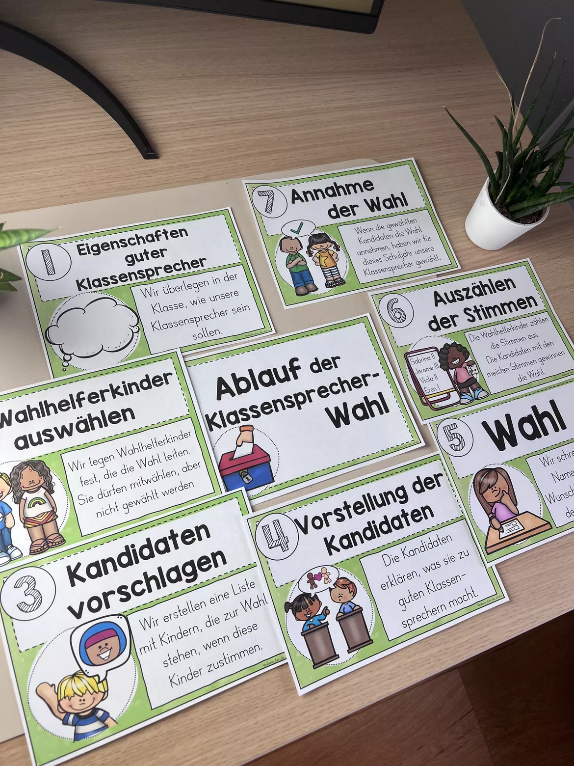 Bild in der Beschreibung des Unterrichtsmaterials Klassensprecherwahl im Sachunterricht – Ablauf der Wahl & demokratische Wahlgrundsätze (Grundschule, Kl. 3–4) von allerlei_fuer_die_schule #2