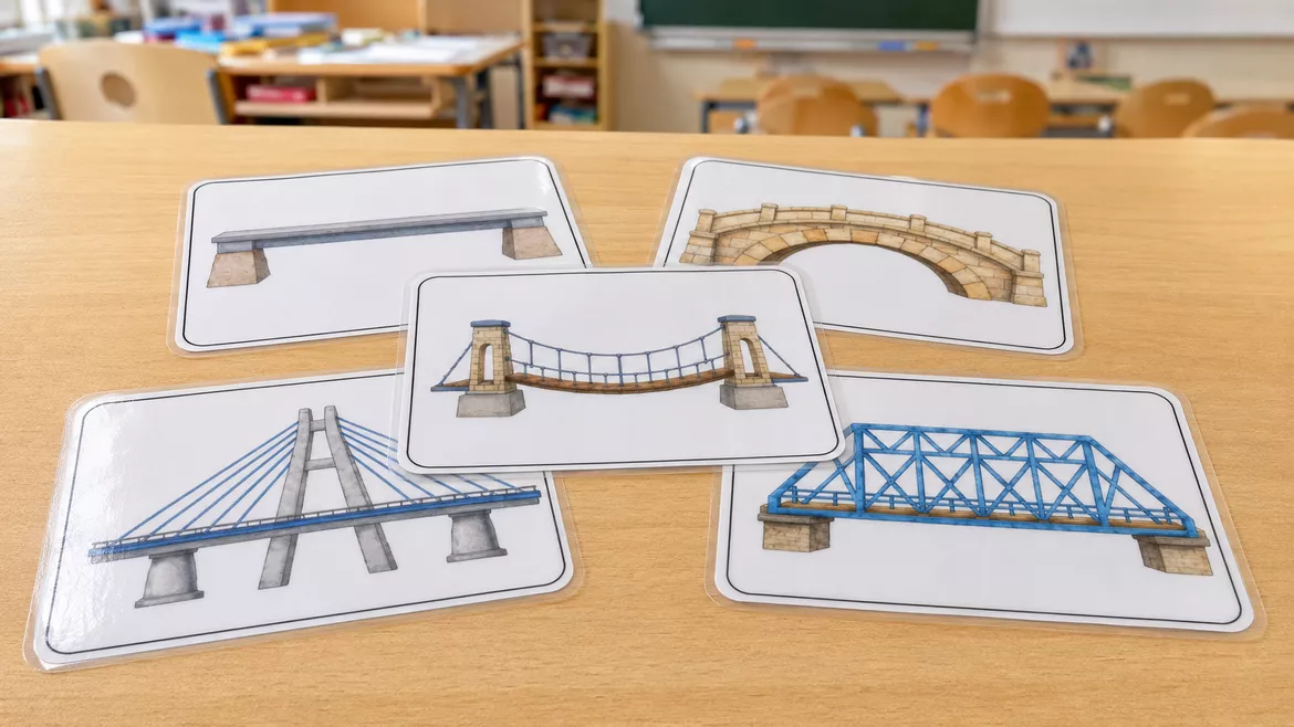 Bild in der Beschreibung des Unterrichtsmaterials Materialpaket: Brücken bauen - Unterrichtsreihe, UB-Stunde und Material von CarosClass #1