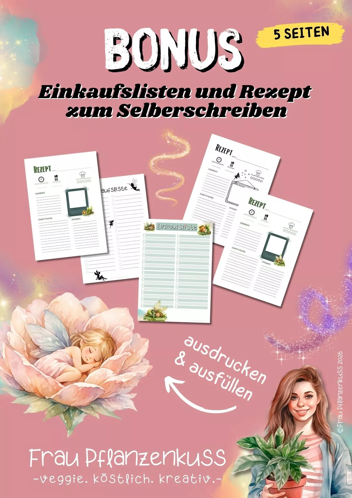 Bild in der Beschreibung des Unterrichtsmaterials Elfenrezept: Gebackenes Elfenbett – Weicher Mooskuchen | Kreatives Backprojekt | Schule & Projekte | Klasse 3–6 von Frau Pflanzenkuss #4