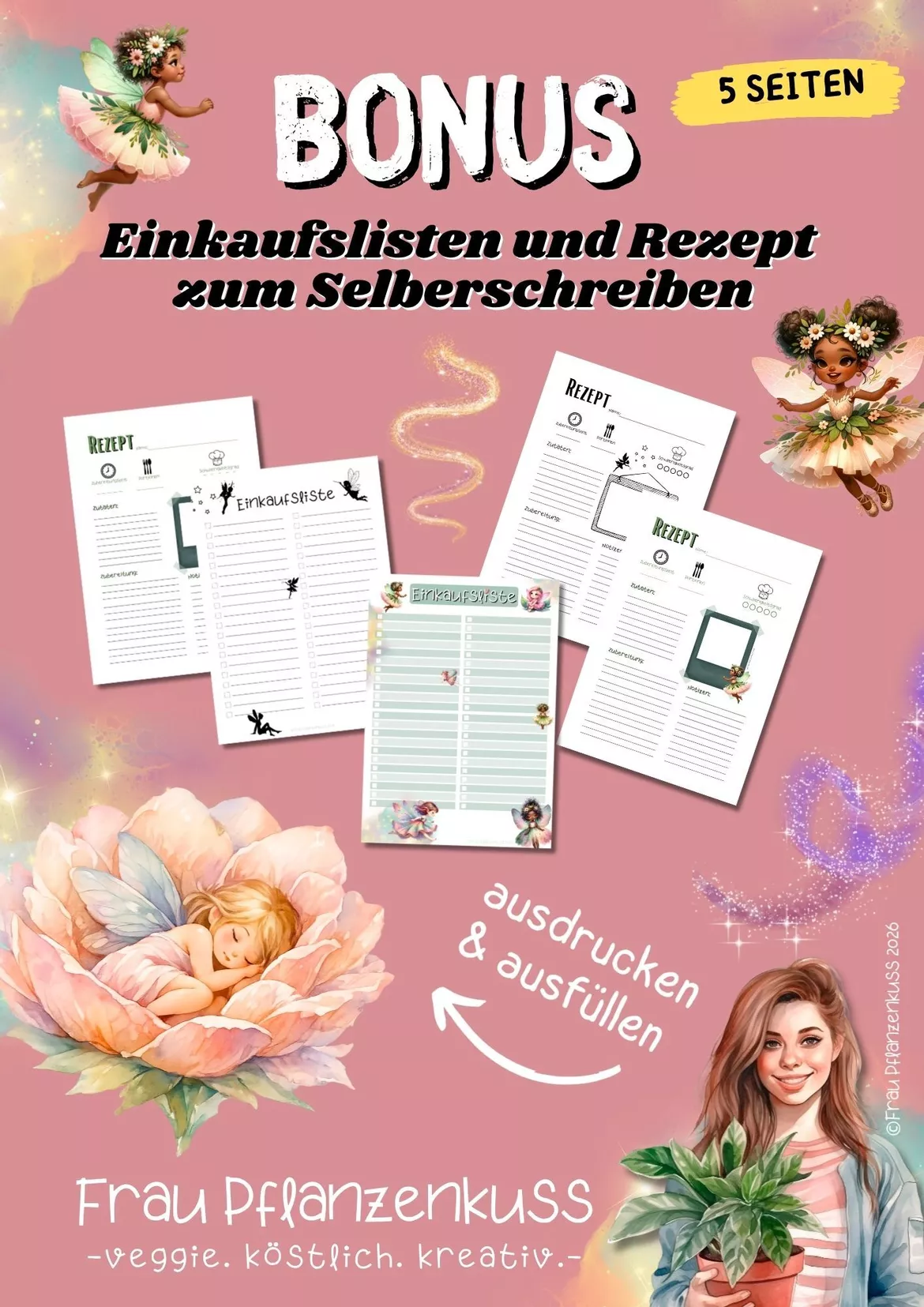 Bild in der Beschreibung des Unterrichtsmaterials Elfenrezept: Gezwirbelte Elfenbrote | Kreativer Snack aus der Elfenküche | Schule & Projekte | Klasse 3–6 von Frau Pflanzenkuss #3