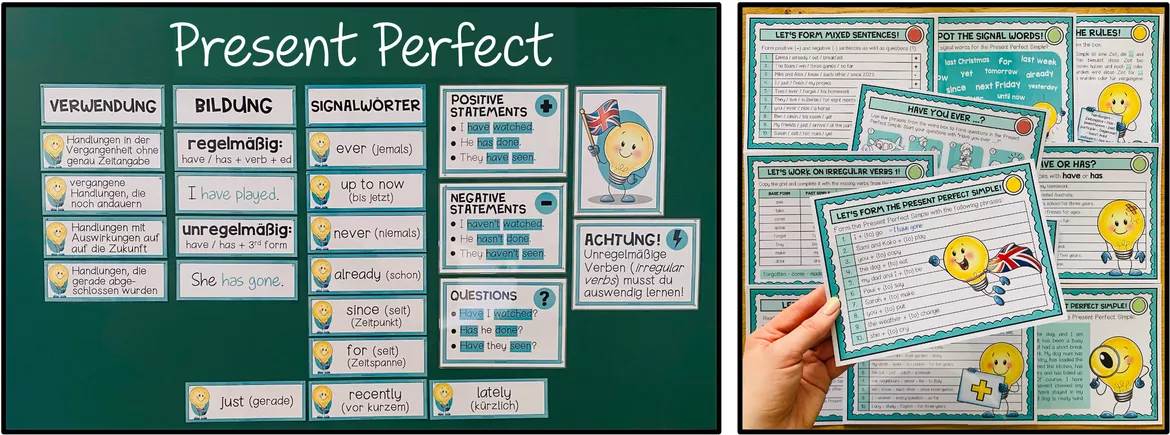 Bild in der Beschreibung des Unterrichtsmaterials PRESENT PERFECT - Materialpaket von Unterrichtmitspass #3