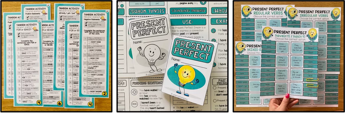 Bild in der Beschreibung des Unterrichtsmaterials PRESENT PERFECT - Materialpaket von Unterrichtmitspass #2