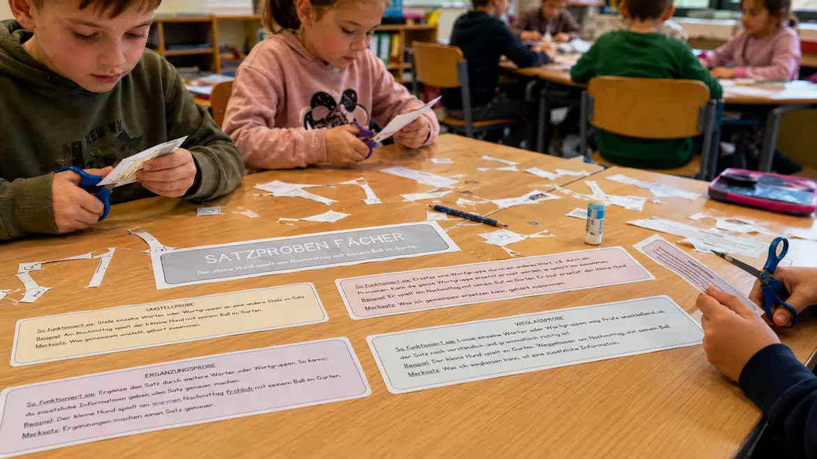 Bild in der Beschreibung des Unterrichtsmaterials Materialpaket: Satzglieder - Unterrichtsreihe, UB-Stunde und Material von CarosClass #2