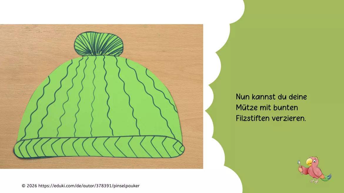 Bild in der Beschreibung des Unterrichtsmaterials Kunst Schneemann, Drucke einen Schneemann, Weihnachten von Pinselpauker #2