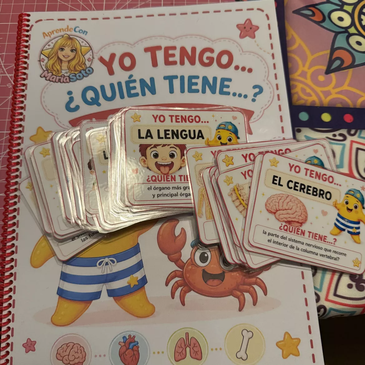 Bild in der Beschreibung des Unterrichtsmaterials Yo tengo… ¿Quién tiene? El cuerpo humano. 4.º de Primaria. 36 tarjetas von Aprende con MariaSoto #2