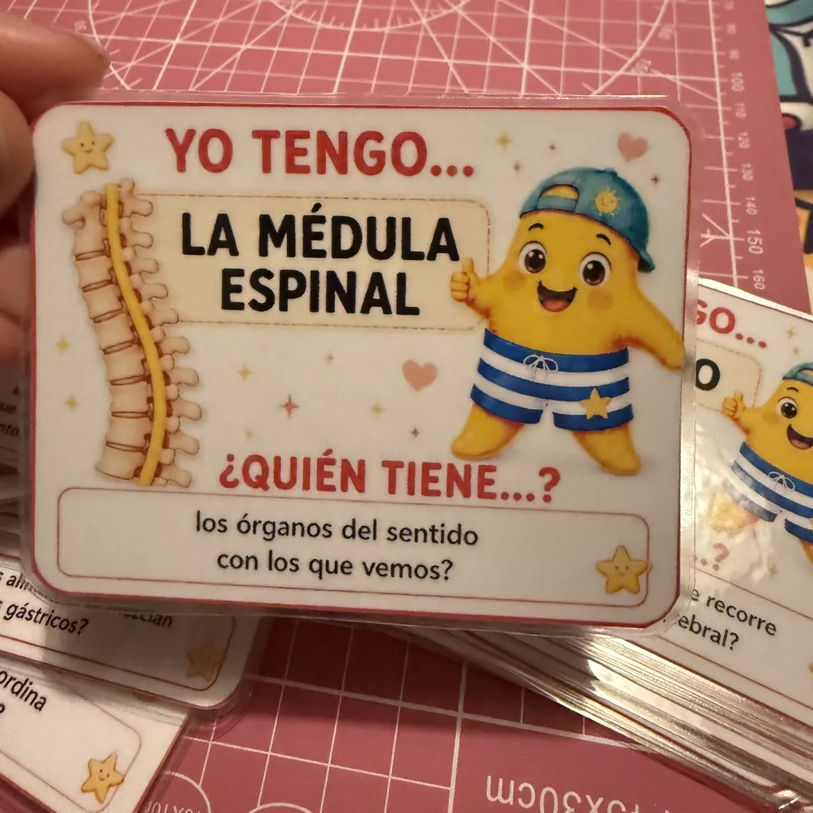 Bild in der Beschreibung des Unterrichtsmaterials Yo tengo… ¿Quién tiene? El cuerpo humano. 4.º de Primaria. 36 tarjetas von Aprende con MariaSoto #1