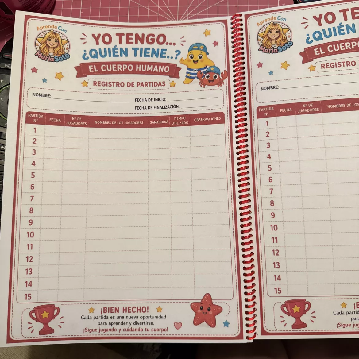 Bild in der Beschreibung des Unterrichtsmaterials Yo tengo… ¿Quién tiene? El cuerpo humano. 4.º de Primaria. 36 tarjetas von Aprende con MariaSoto #4