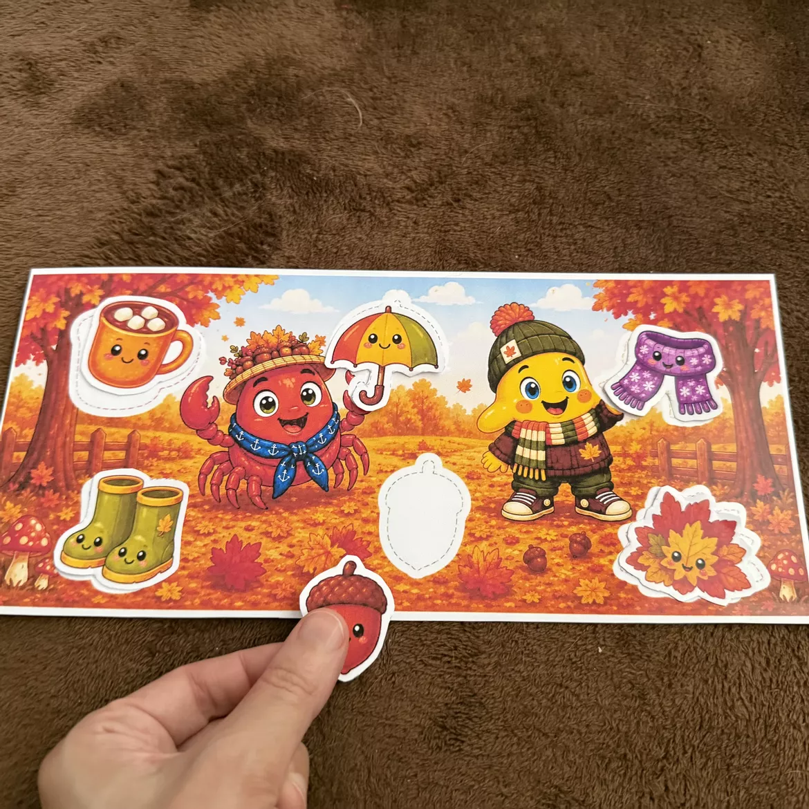 Bild in der Beschreibung des Unterrichtsmaterials Los tesoros del otoño. Pack manipulativo con juegos, recortables y actividades von Aprende con MariaSoto #2