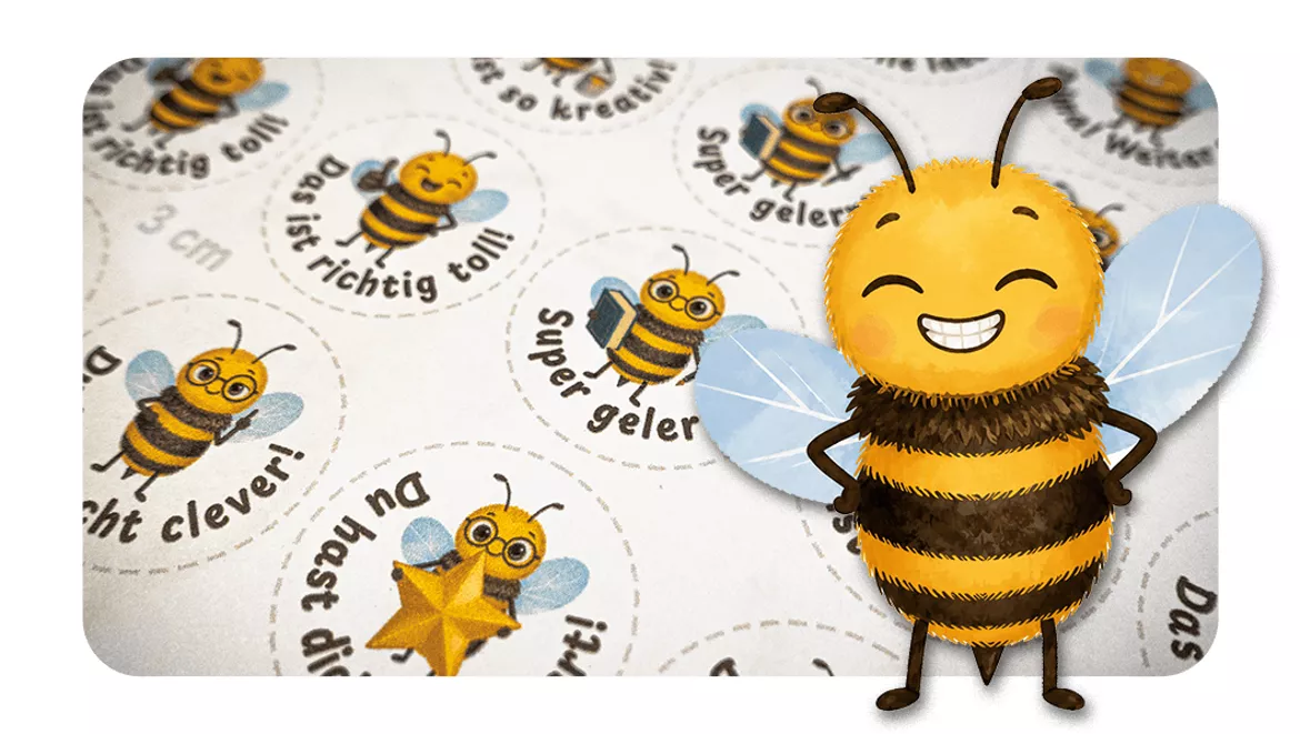 Bild in der Beschreibung des Unterrichtsmaterials 🐝 Bienchen Belohnungssystem | Motivation | Sticker von Fischers Wissen #1