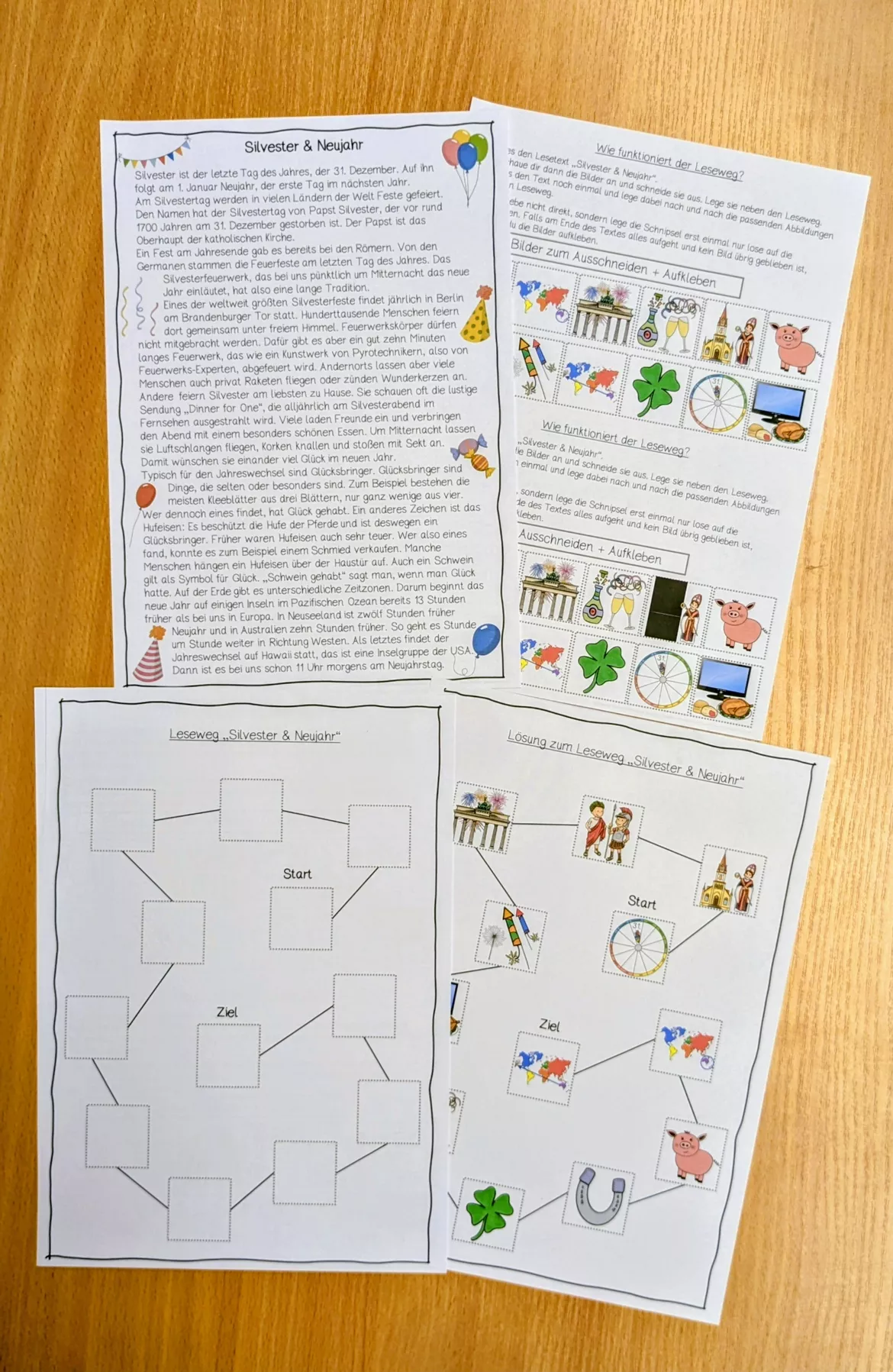 Bild in der Beschreibung des Unterrichtsmaterials Leseverständnis, Materialpaket Lesewege – Sachtexte & Leseübungen Grundschule von Coolinschool._ - Leseförderung und mehr #1