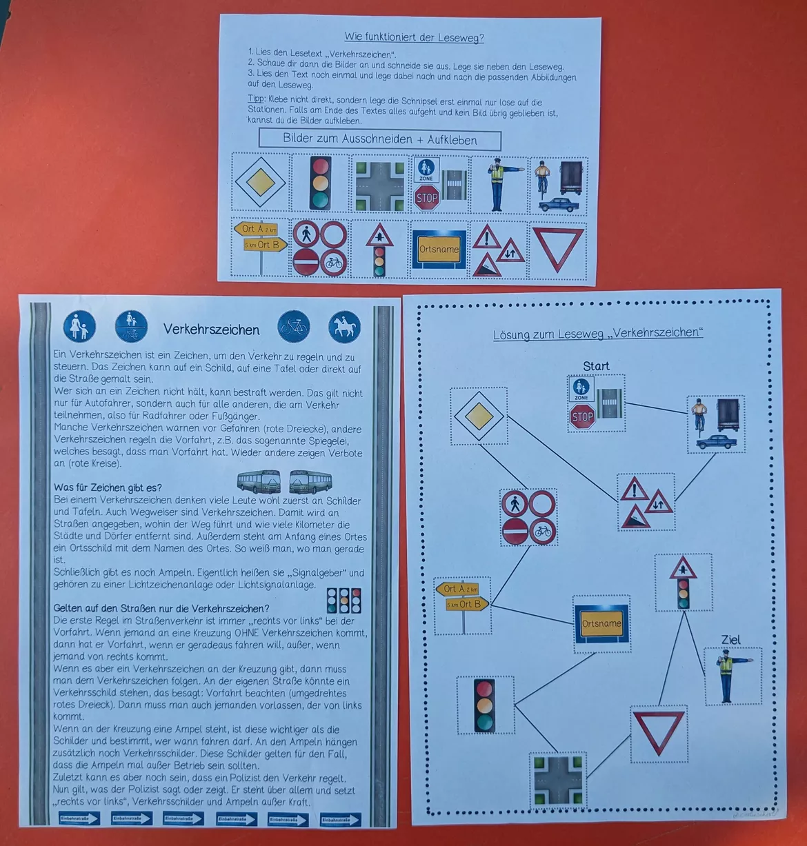 Bild in der Beschreibung des Unterrichtsmaterials Leseverständnis, Materialpaket Lesewege – Sachtexte & Leseübungen Grundschule von Coolinschool._ - Leseförderung und mehr #2