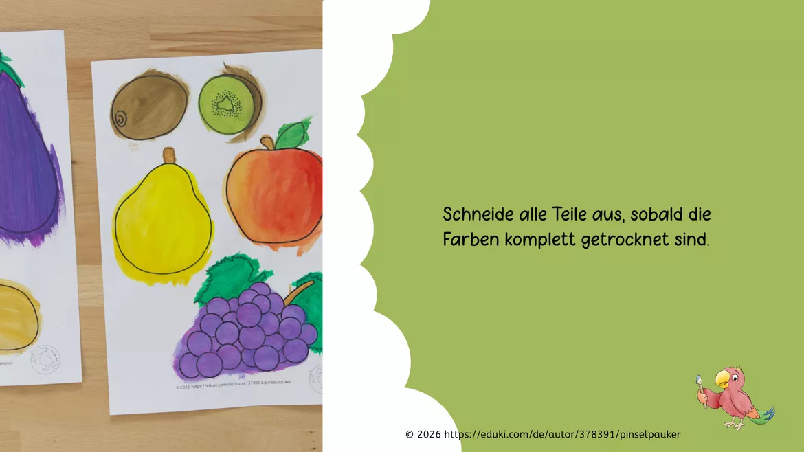 Bild in der Beschreibung des Unterrichtsmaterials Kunst Arcimboldo, Gesichter gestalten, Grundschule von Pinselpauker #2