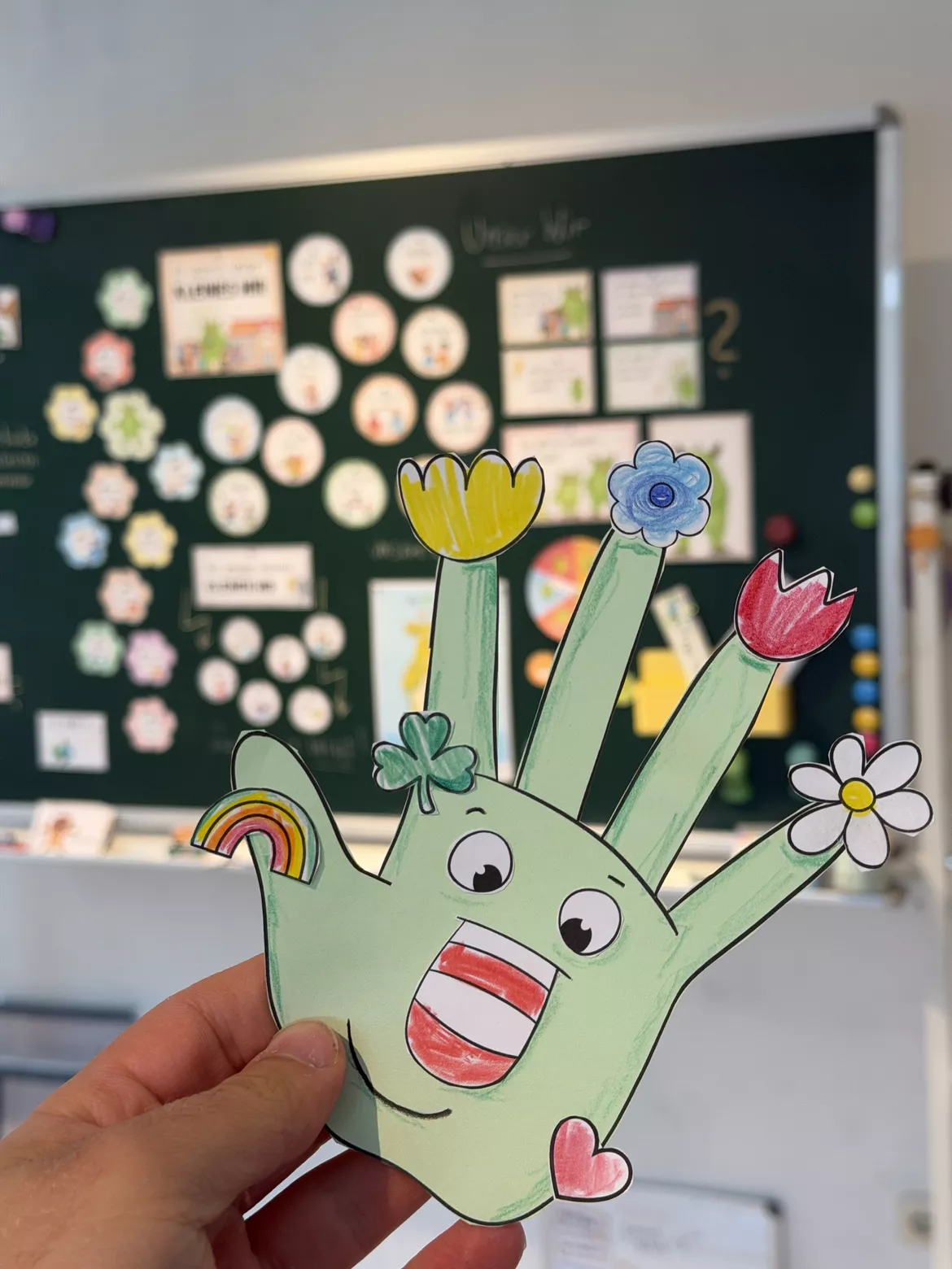 Bild in der Beschreibung des Unterrichtsmaterials WIR Monster: Kreative Bastelvorlage Grundschule von Doodleteacher #1