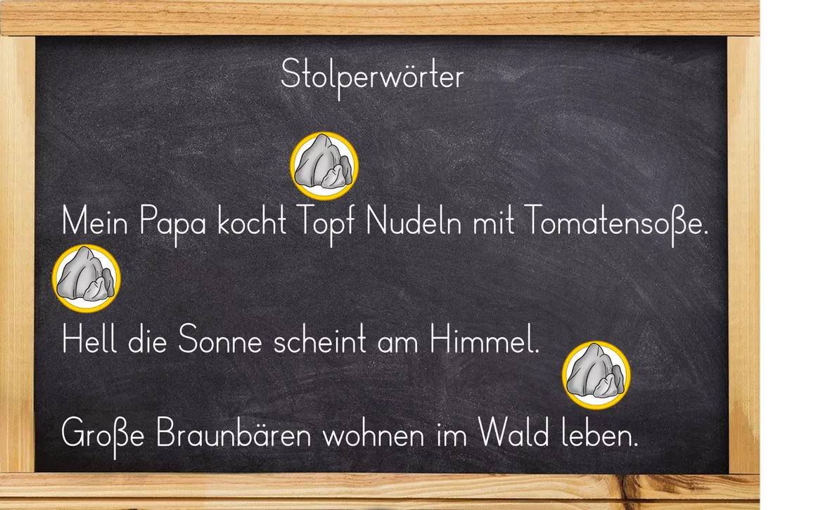 Bild in der Beschreibung des Unterrichtsmaterials Lesetraining - Stolperwörter / Stolpersätze - sinnentnehmendes Lesen auf Satzebene von Odd Bird & Company #1