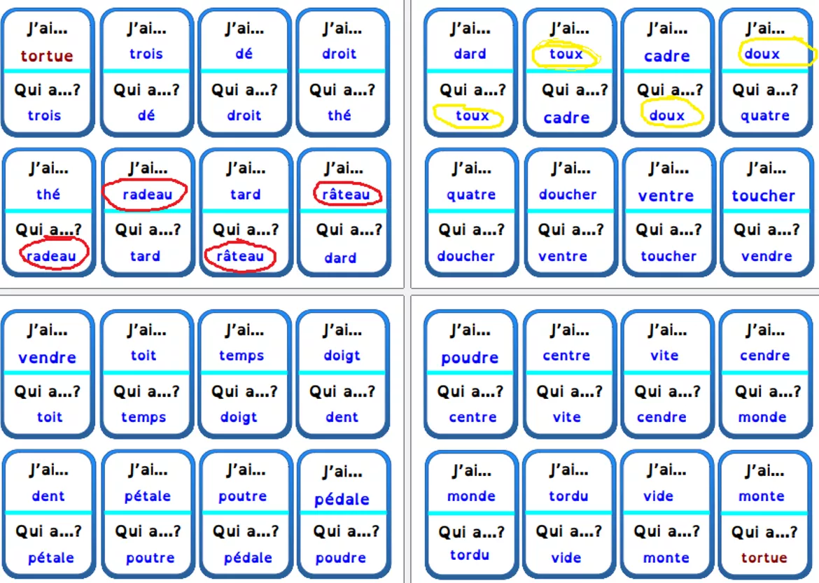 Bild in der Beschreibung des Unterrichtsmaterials 13 jeux sur les confusions de lettres von Le cartable de Patricia #2
