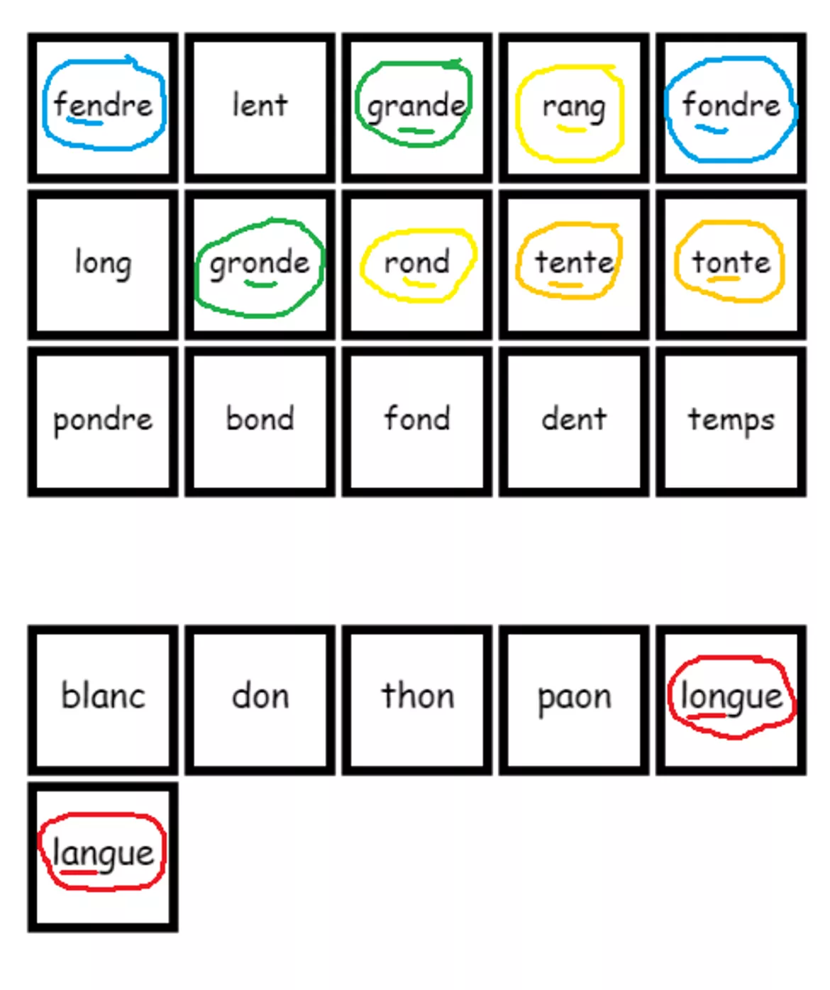 Bild in der Beschreibung des Unterrichtsmaterials 13 jeux sur les confusions de lettres von Le cartable de Patricia #3