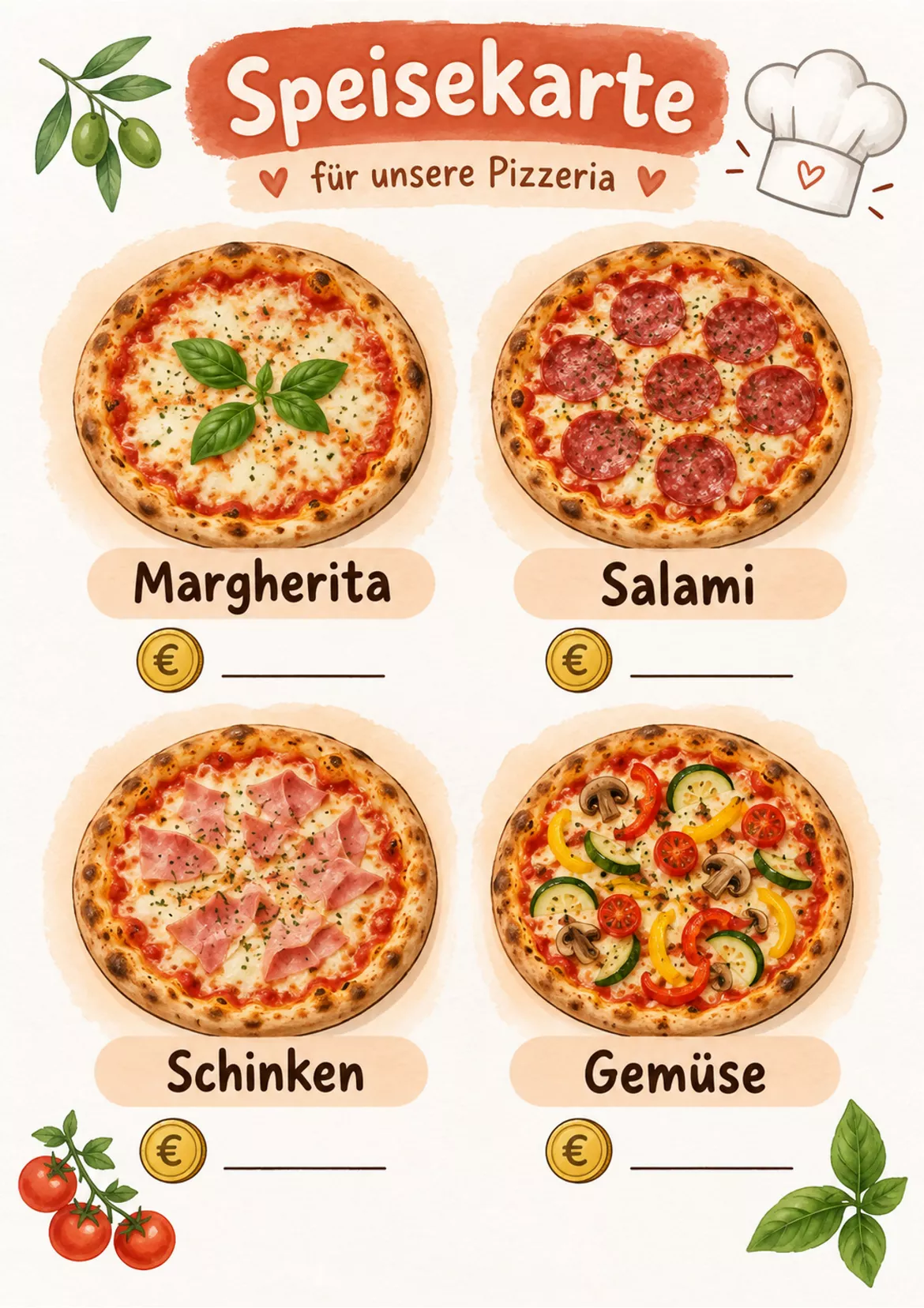 Bild in der Beschreibung des Unterrichtsmaterials 🍕Pizza-Werkstatt für Kindergarten & Vorschule – Zählen, Belegen, Bestellen & Rollenspiel von Lernfunkeln Materialien #7