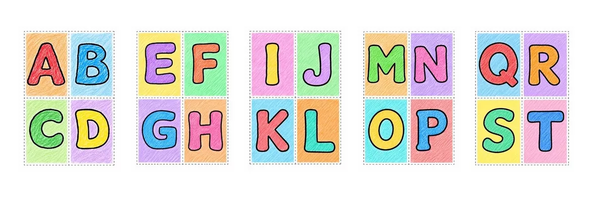 Bild in der Beschreibung des Unterrichtsmaterials Das Alphabet - Mini-Ausmalbilder (Vorschule, Klasse 1) von SoSchönErklärt #1