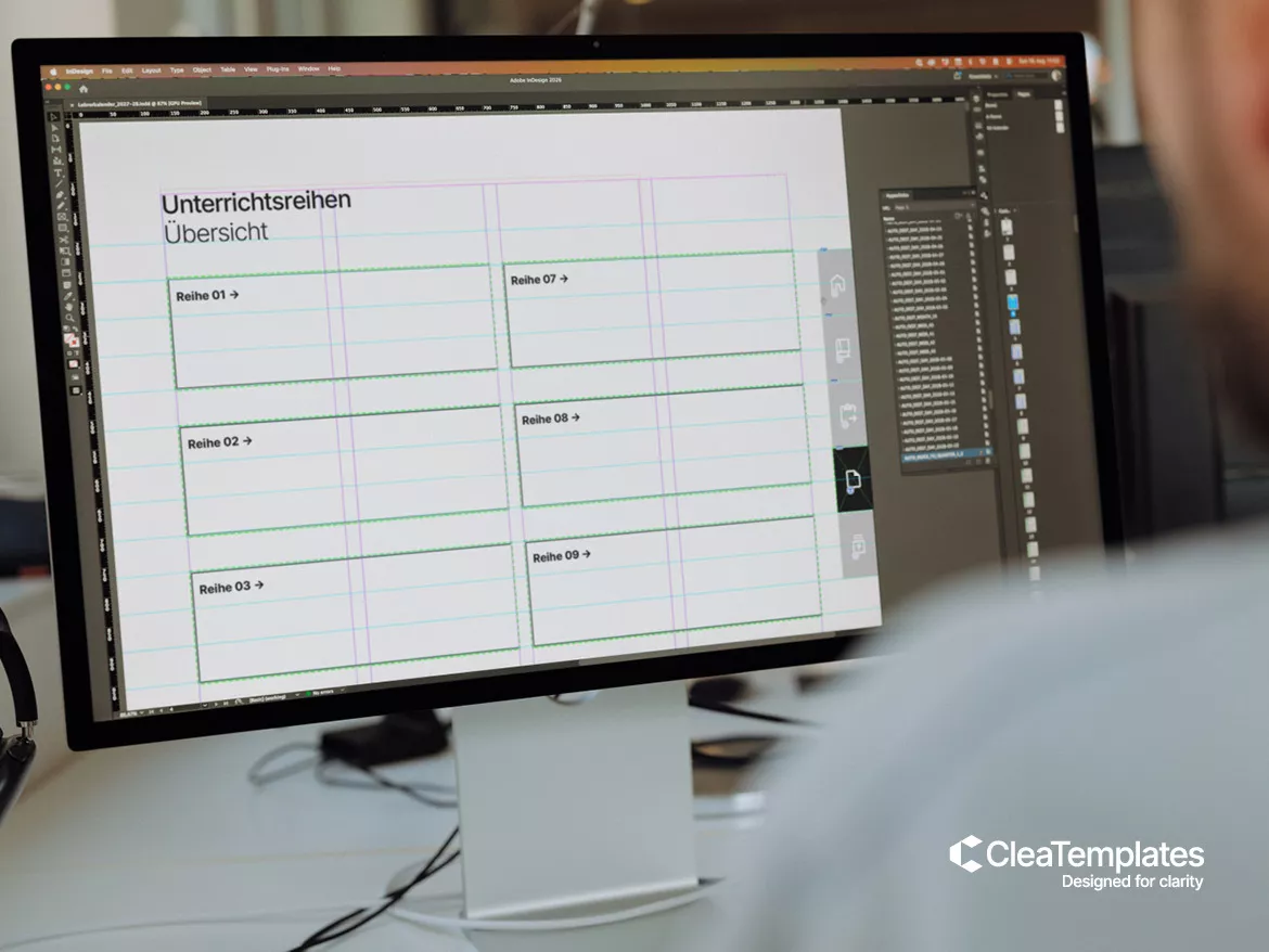 Bild in der Beschreibung des Unterrichtsmaterials Digitaler Unterrichtsplaner mit Stoffverteilungsplan von CleaTemplates #2