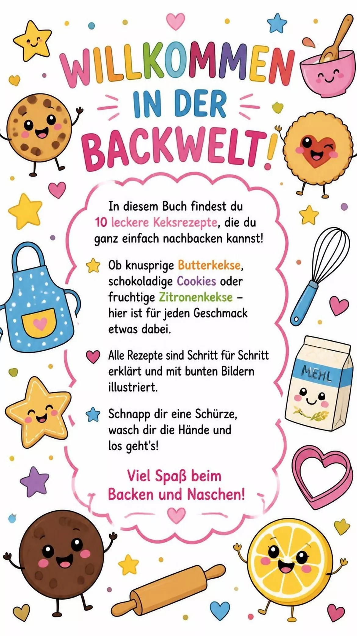 Bild in der Beschreibung des Unterrichtsmaterials Backen mit Bildern - Kekse von BLÜHMCHEN #1