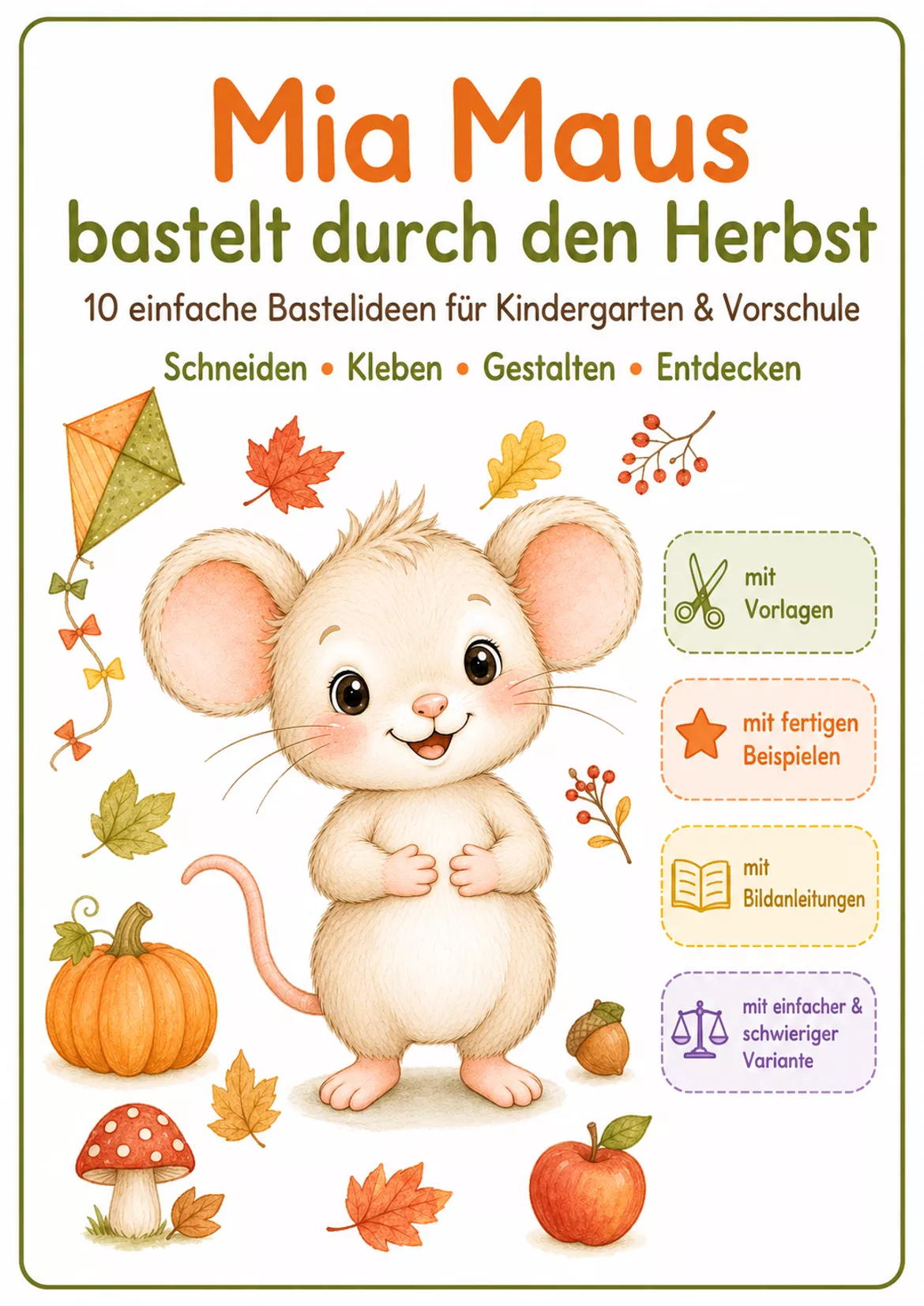Bild in der Beschreibung des Unterrichtsmaterials 🍂 Großes Herbstpaket | Kamishibai, 24 Bildkarten, 18 Bildungsangebote & Bastelideen von Lernfunkeln Materialien #4
