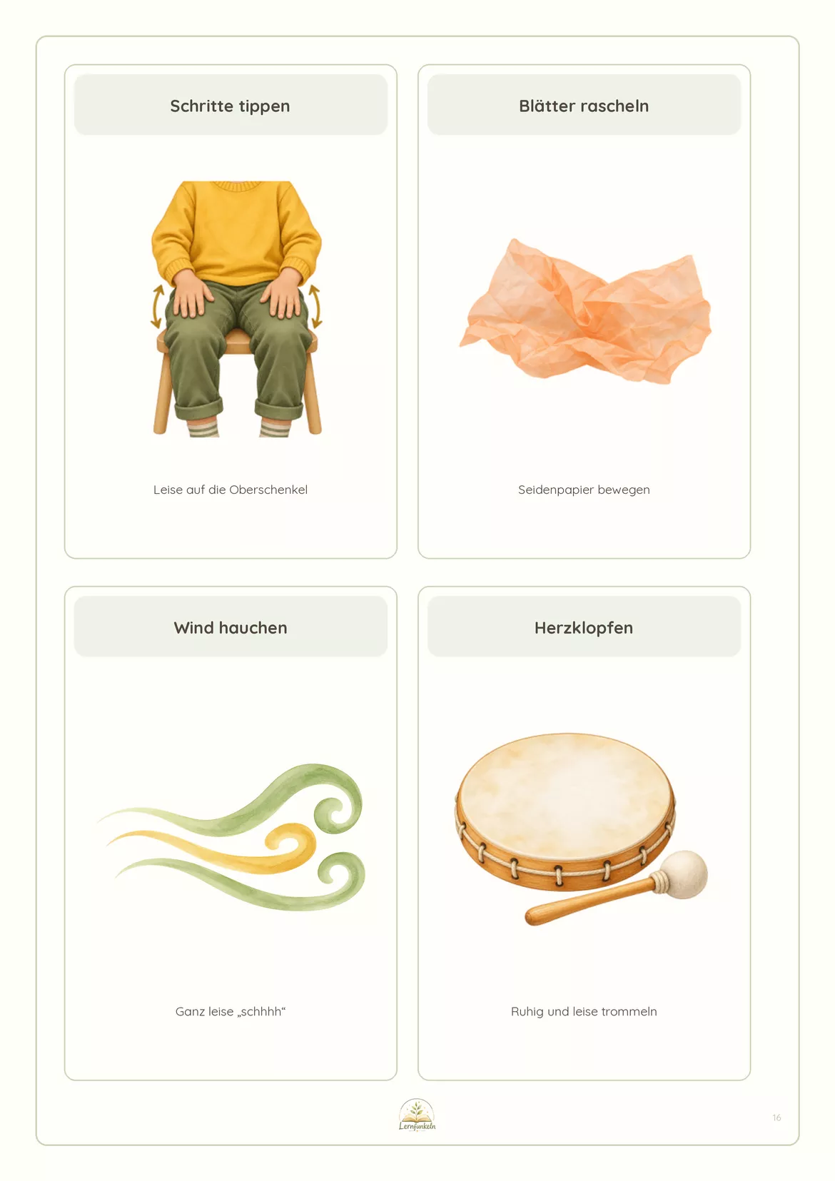 Bild in der Beschreibung des Unterrichtsmaterials ✨Kamishibai & Klanggeschichte zum Martinsfest | Materialpaket - Mia Maus und das Licht des Teilens von Lernfunkeln Materialien #4