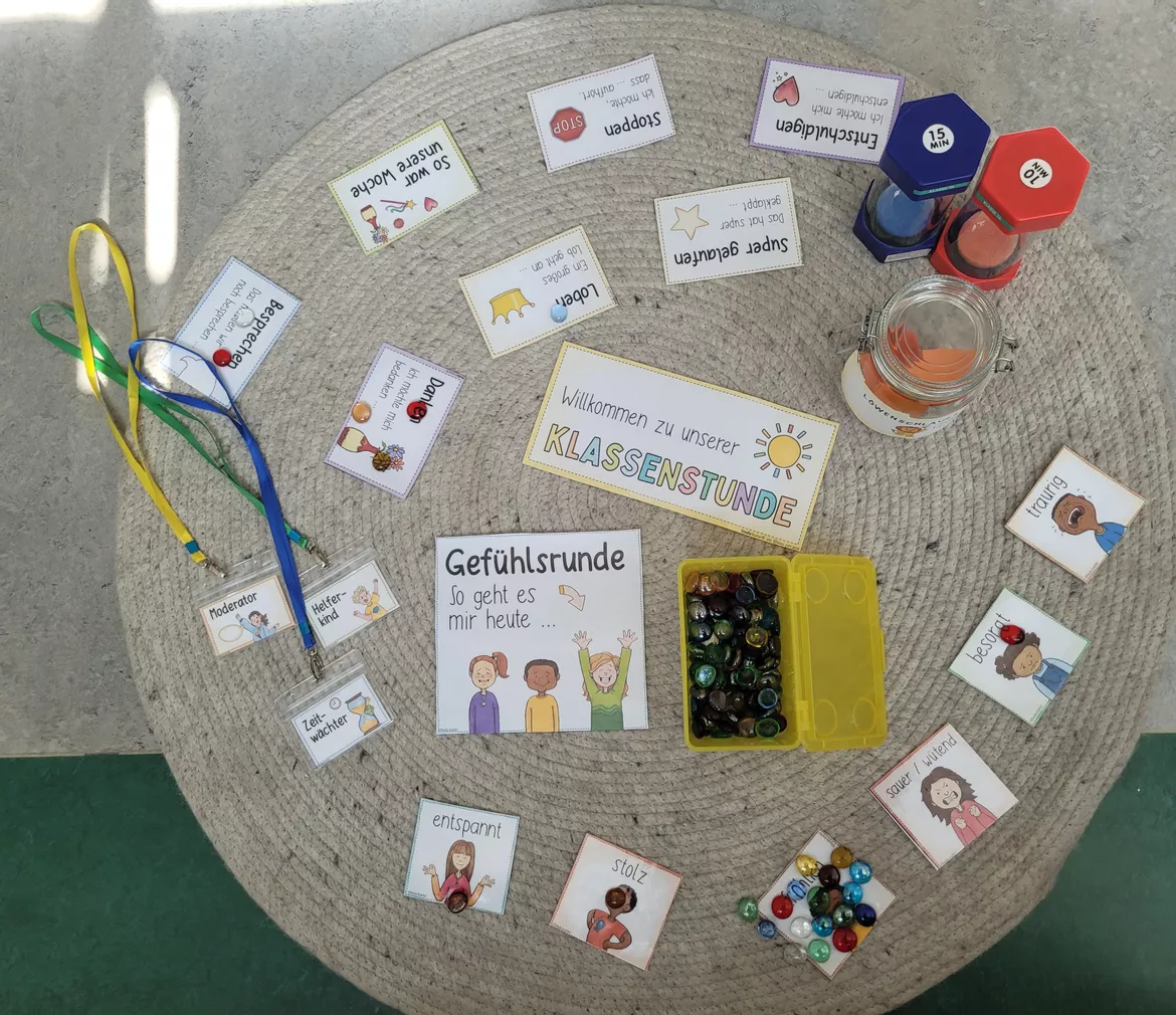Bild in der Beschreibung des Unterrichtsmaterials Gefühlsrunde für Morgenkreis, Abschlusskreis, Klassenrat von Doodleteacher #1