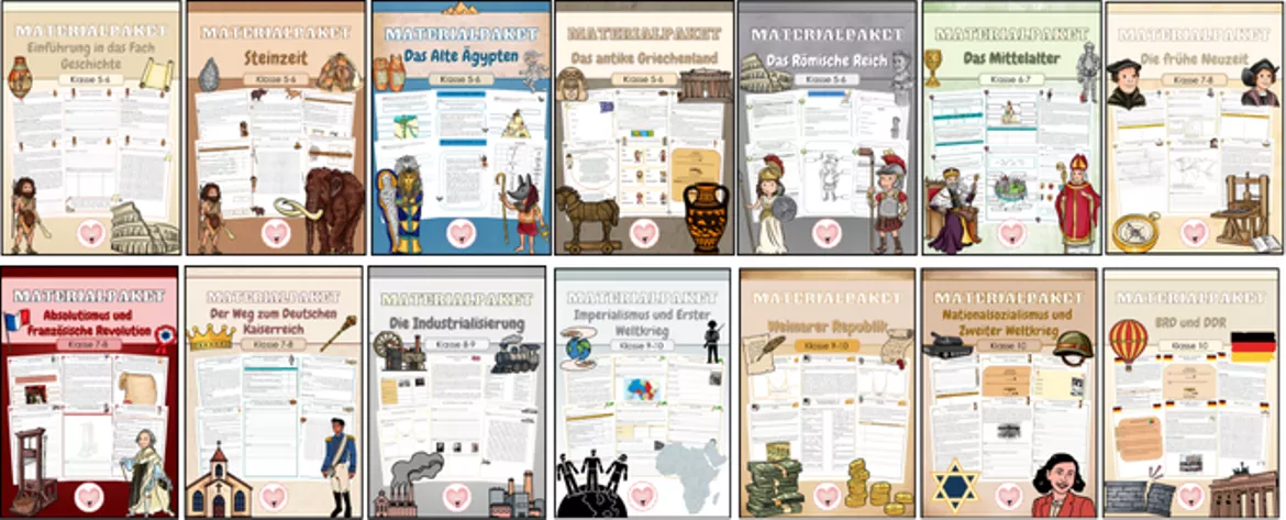 Bild in der Beschreibung des Unterrichtsmaterials Absolutismus und Französische Revolution | Materialpaket | Unterrichtsreihe | Klasse 7,8 | Geschichte von _teach_to_inspire_ #1
