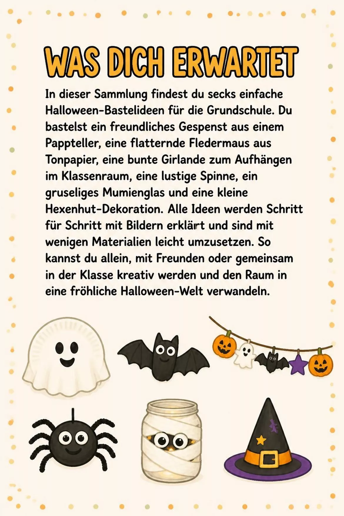 Bild in der Beschreibung des Unterrichtsmaterials Halloween-Bastelspaß von BLÜHMCHEN #1